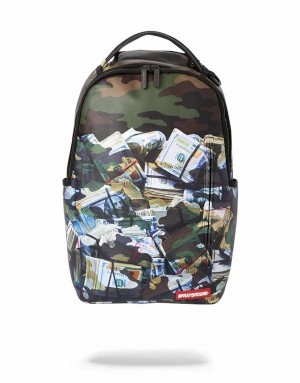 Multicolor Men's Sprayground Tough Money Backpacks | BWFH54806