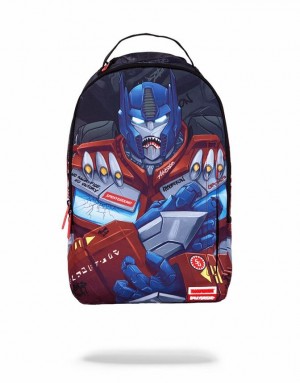 Multicolor Men's Sprayground Transformers Backpacks | LERA05694