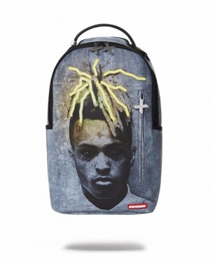 Multicolor Men's Sprayground Xxxtentacion Backpacks | GMNV86921