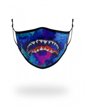 Multicolor Women's Sprayground Color Drip Face Masks | RMYZ84625