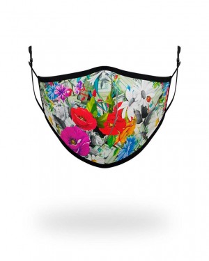 Multicolor Women's Sprayground Floral Money Face Masks | VTKI56079