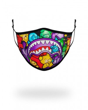 Multicolor Women's Sprayground Gummy Lips Face Masks | XNDQ83524