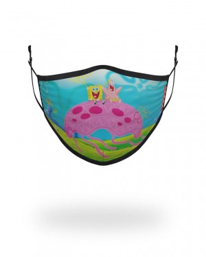 Multicolor Women's Sprayground Spongebob Face Masks | WVTB21609