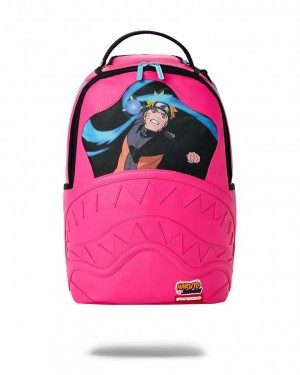 Pink Men's Sprayground Naruto Fashion Killa Backpacks | QGWM13240