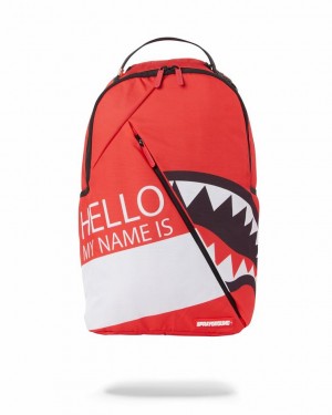 Red Men's Sprayground The Remix Backpacks | AOVP56812