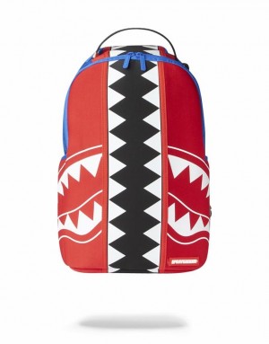 Red Men's Sprayground Winners Take All Backpacks | YKUW39154