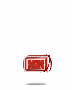 Red Women's Sprayground Modus Operandi Wallets | XDLO15824