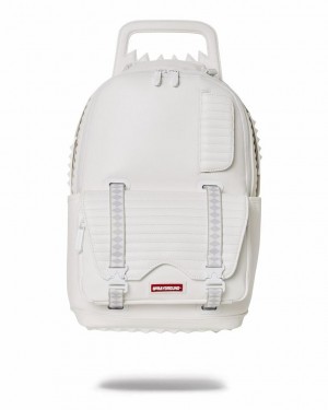 White Men's Sprayground Future Traveler Backpacks | UYGS16803