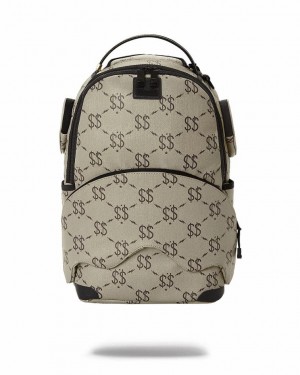 White Men's Sprayground The Getaway Backpacks | DYIB24936