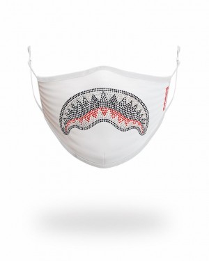 White Men's Sprayground Trinity Face Masks | SLGM48793