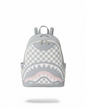 White Women's Sprayground Air To The Throne Jetset Savage | WMNY81749