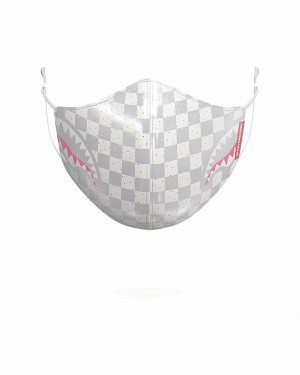 White Women's Sprayground Rose All Day Face Masks | PQRZ90176