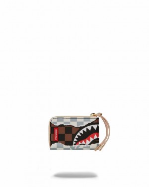 White Women's Sprayground Unstoppable Endeavors Ii Wallets | XVNS52943