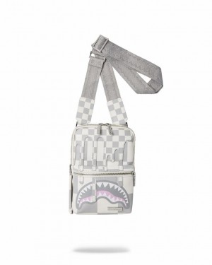 White Women's Sprayground Xtc La Palais Slings Bag | NJOT19027