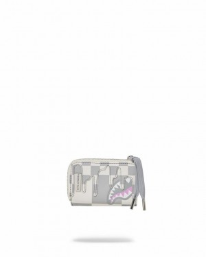 White Women's Sprayground Xtc La Palais Wallets | VUCL54019