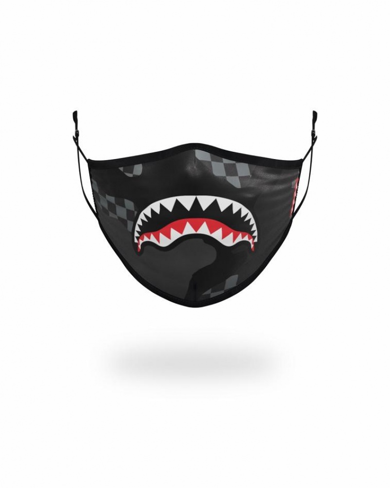 Black Men\'s Sprayground 3am Face Masks | HJQA48701