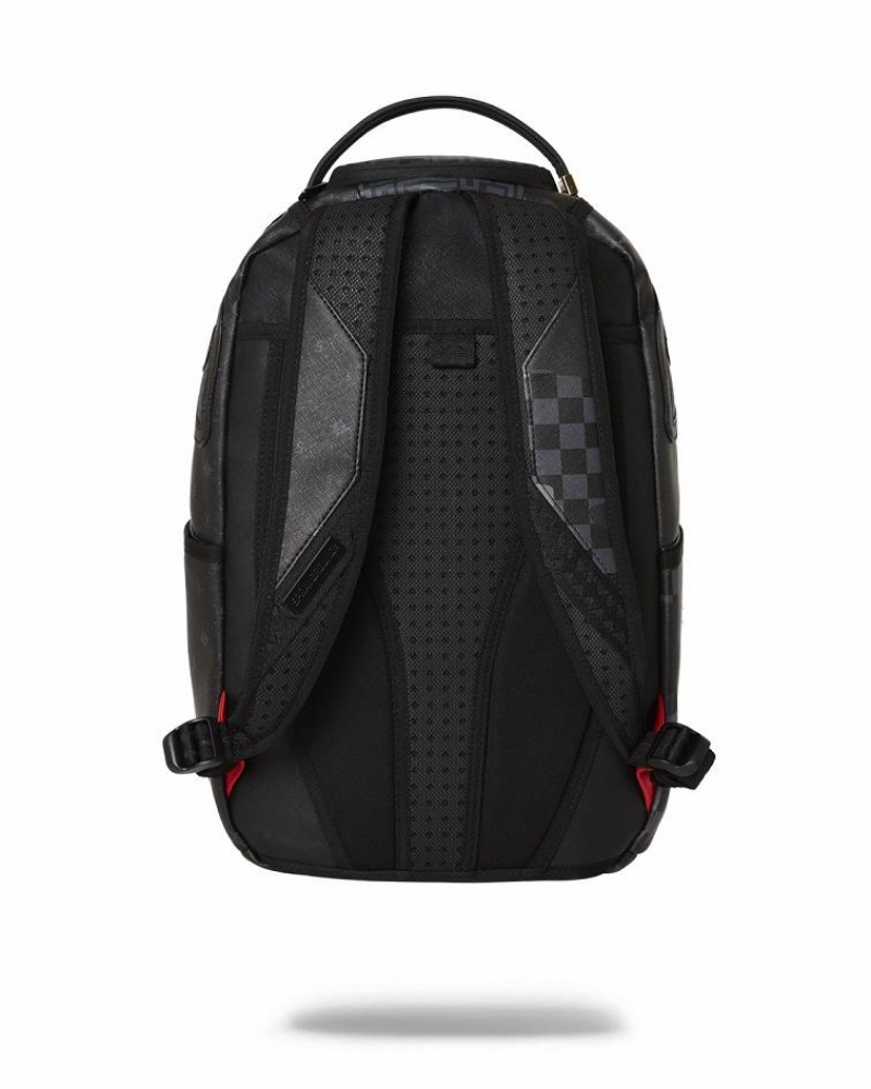 Black Men's Sprayground 3am The Trilogy Backpacks | JCPO93547