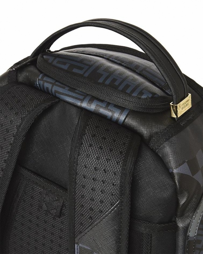 Black Men's Sprayground 3am The Trilogy Backpacks | JCPO93547