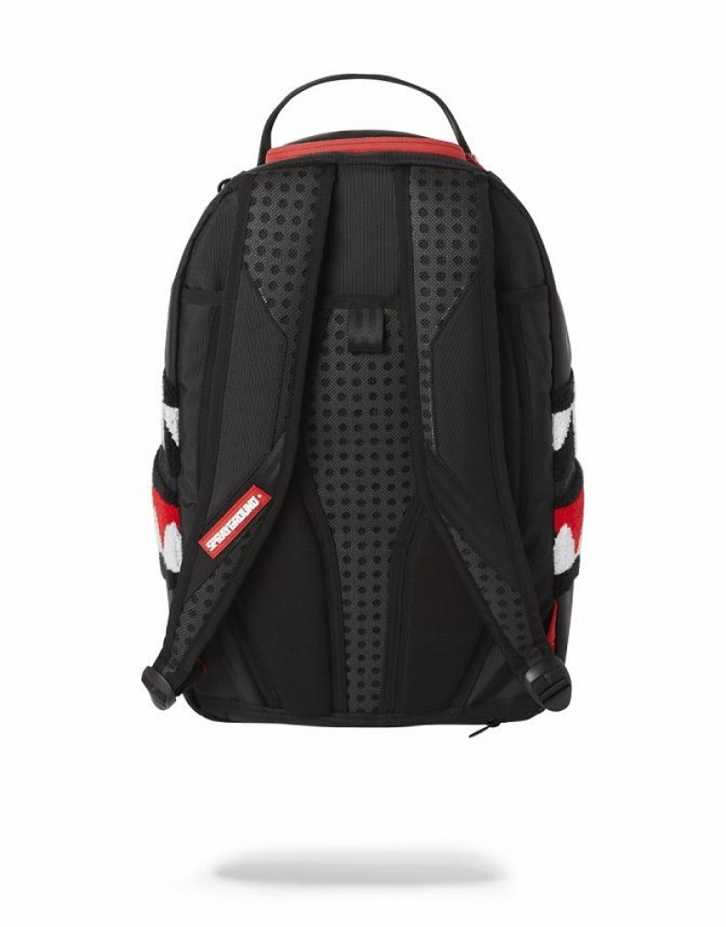 Black Men's Sprayground Alien Backpacks | EKNM82174