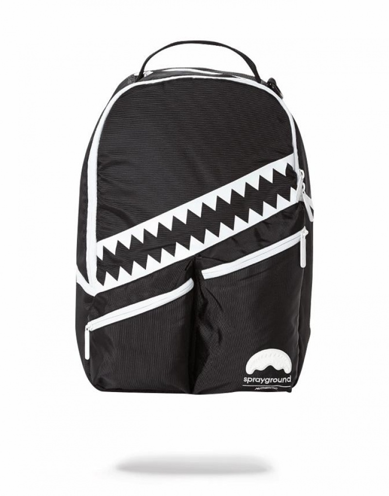 Black Men\'s Sprayground All Day Backpacks | IATE86174