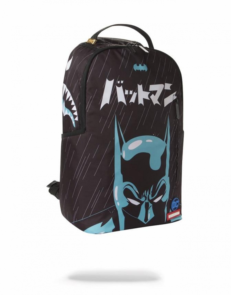 Black Men's Sprayground Batman Backpacks | VEUH12549