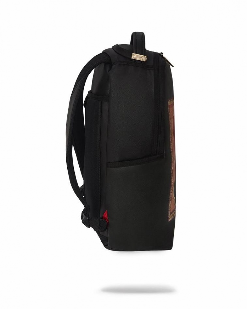 Black Men's Sprayground Biggie Backpacks | NKMS58074