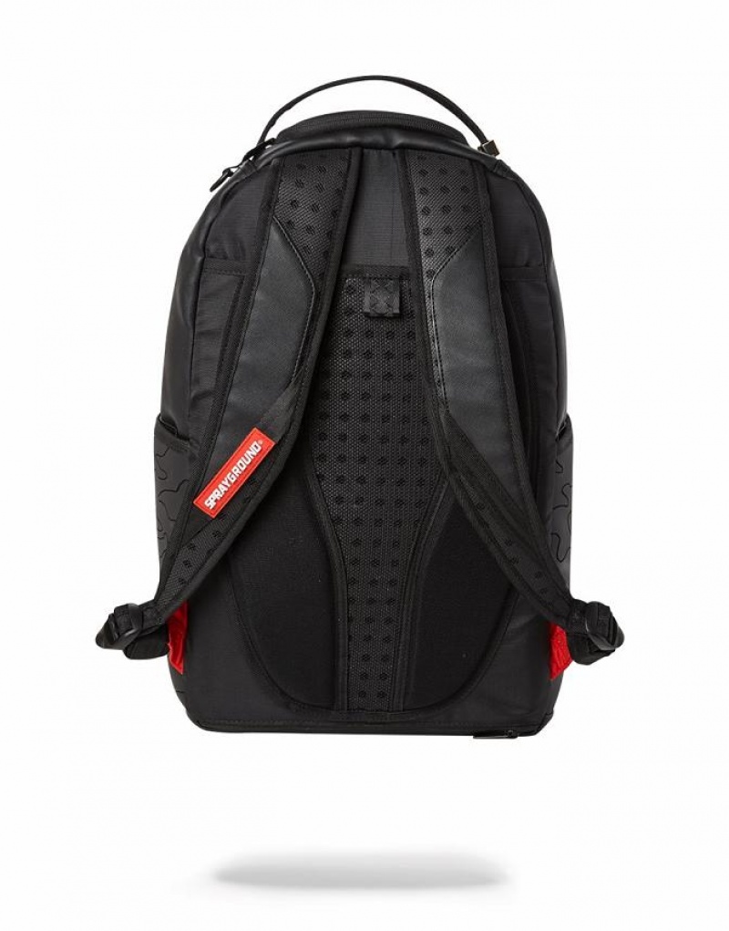 Black Men's Sprayground Bodyguard Backpacks | CORL84562