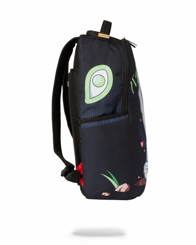 Black Men's Sprayground Bugs Backpacks | UDVG04871