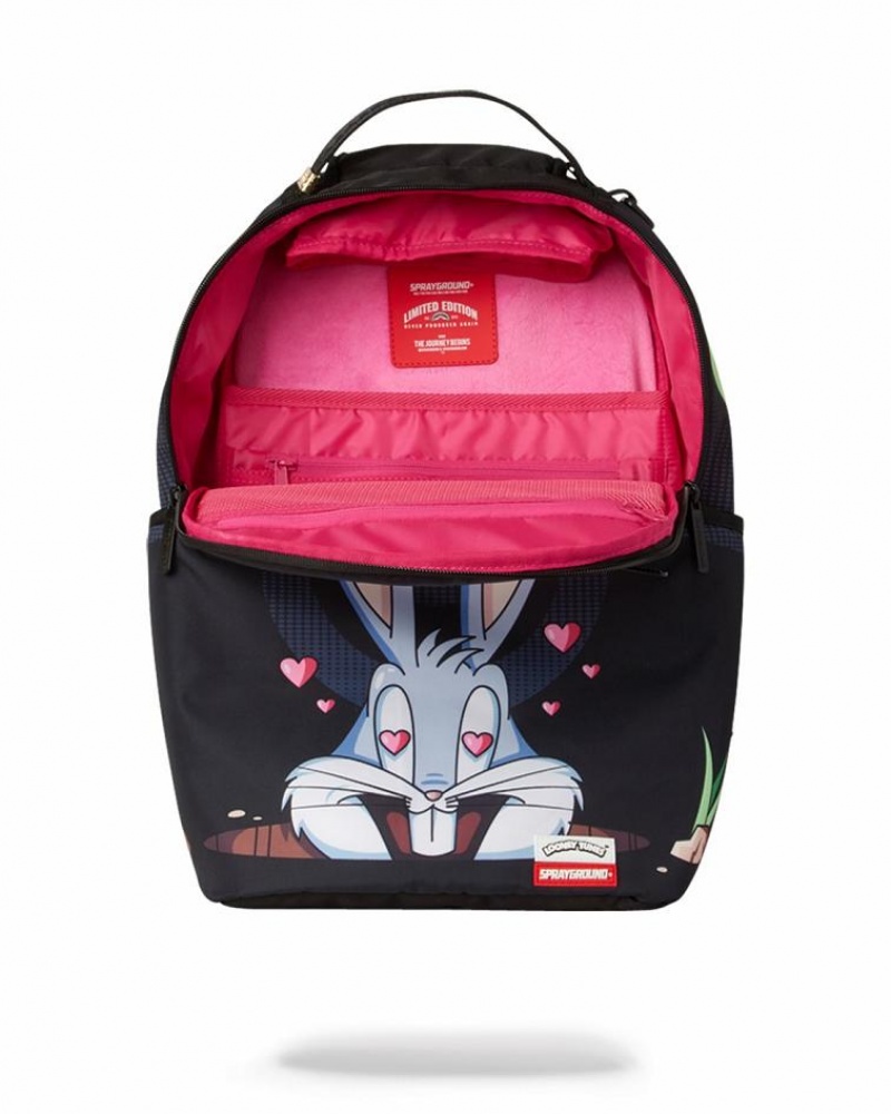 Black Men's Sprayground Bugs Backpacks | UDVG04871