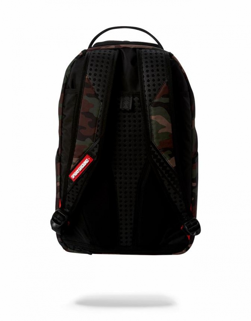 Black Men's Sprayground Deadpool Backpacks | ONYQ84325