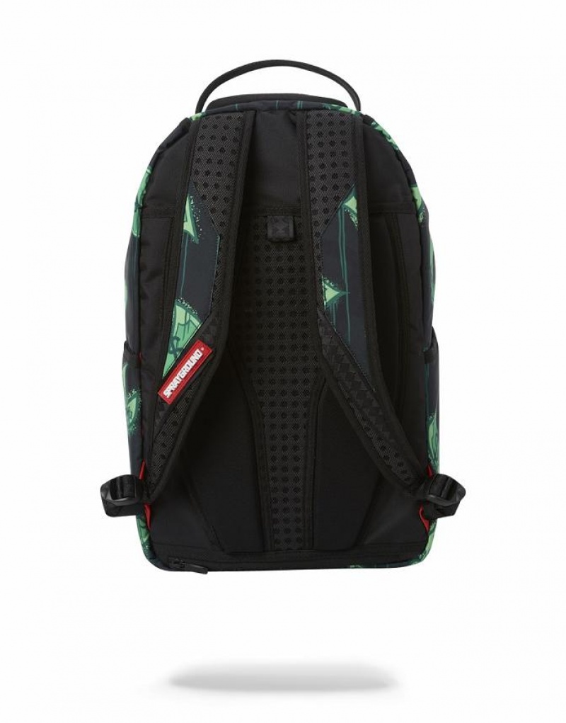 Black Men's Sprayground Diablo Bear Backpacks | JVYU32510