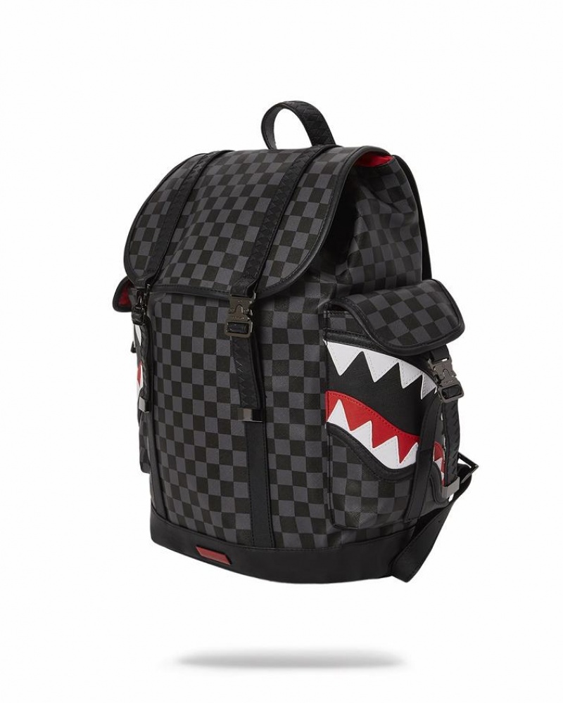 Black Men's Sprayground Henny Air To The Throne Monte Carlo | GZFC86390