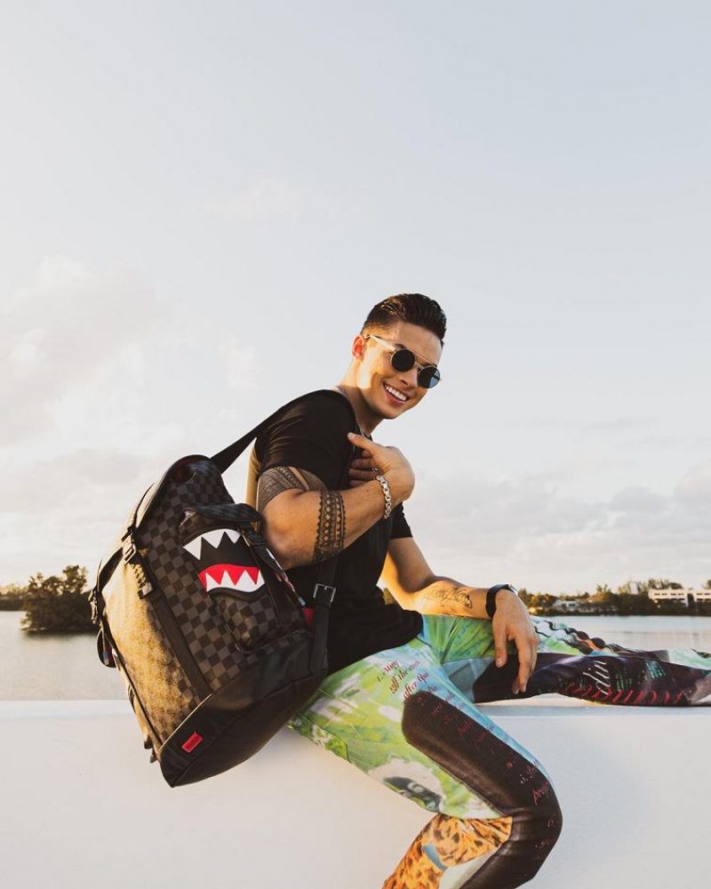 Black Men's Sprayground Henny Air To The Throne Monte Carlo | GZFC86390