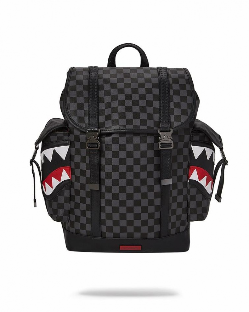 Black Men\'s Sprayground Henny Air To The Throne Monte Carlo | GZFC86390