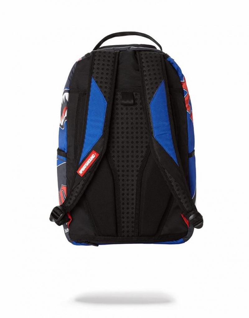 Black Men's Sprayground Mlb La Dodgers Backpacks | KWAV38594