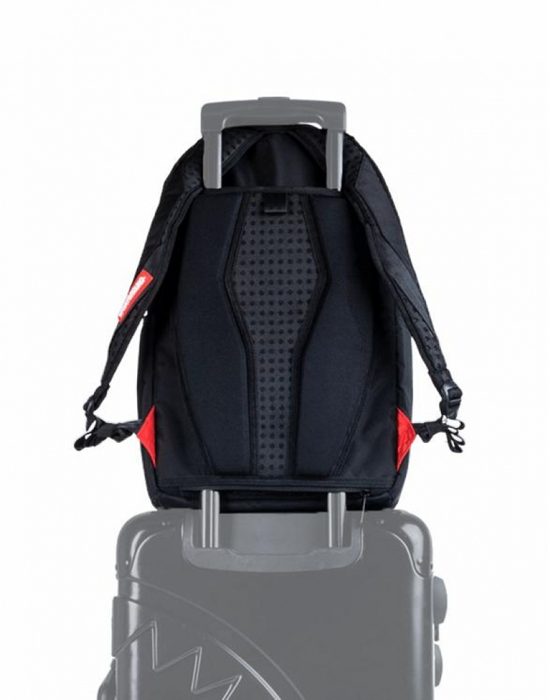 Black Men's Sprayground Money Drips Backpacks | DYEJ04921