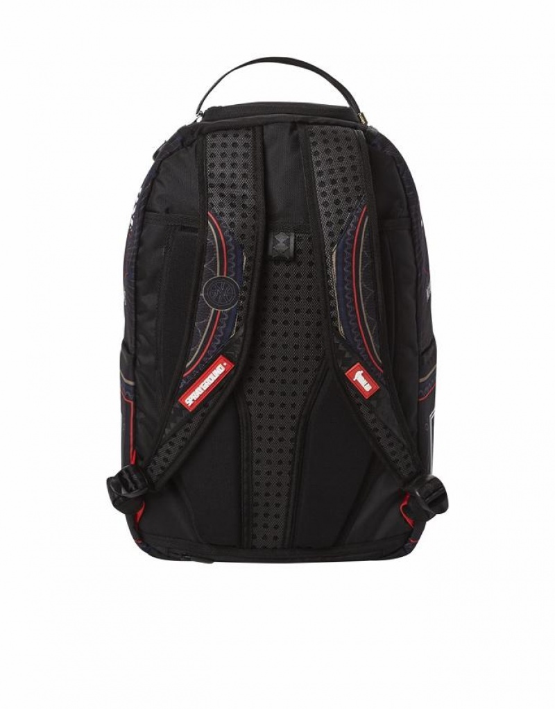 Black Men's Sprayground Nba Zion Money Backpacks | NKXO47162