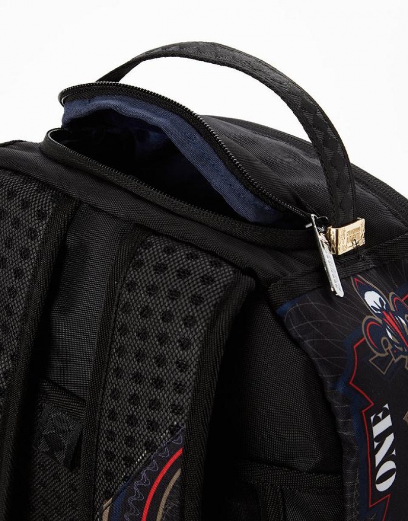 Black Men's Sprayground Nba Zion Money Backpacks | NKXO47162