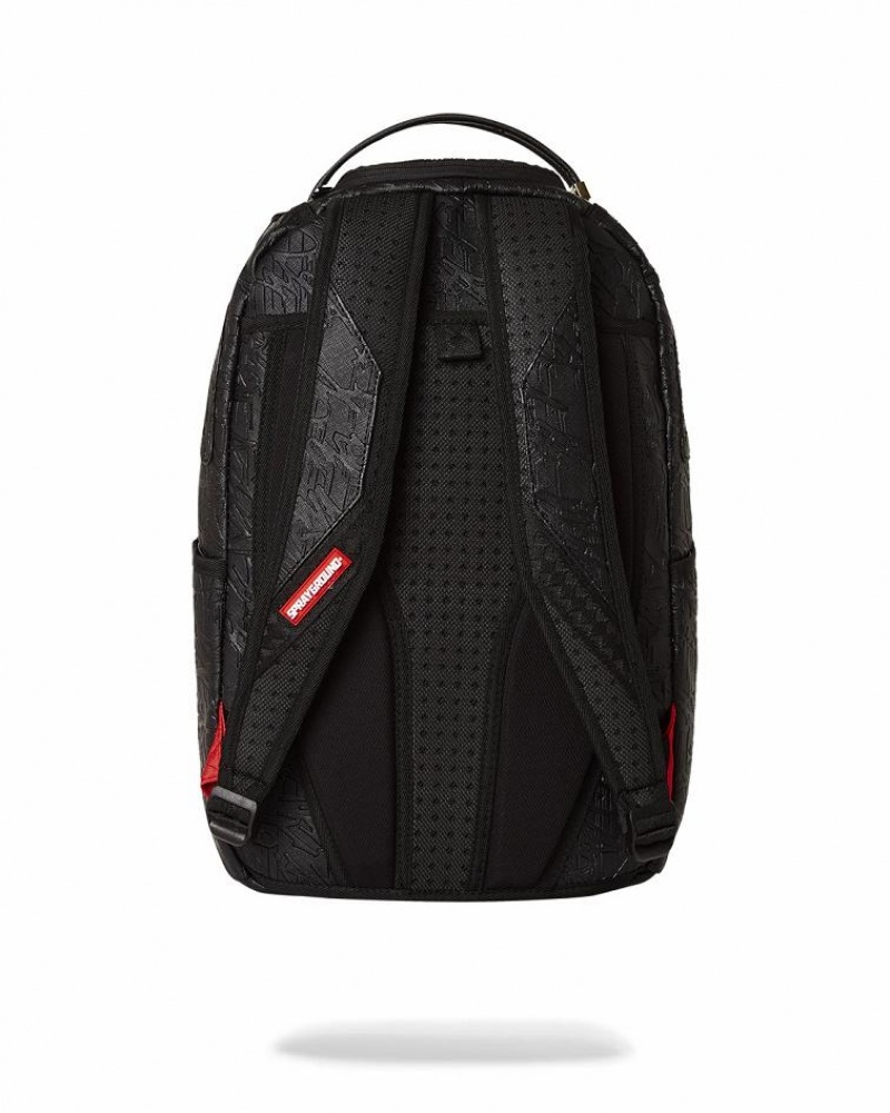 Black Men's Sprayground Nightflight G800 Backpacks | MJPV74956