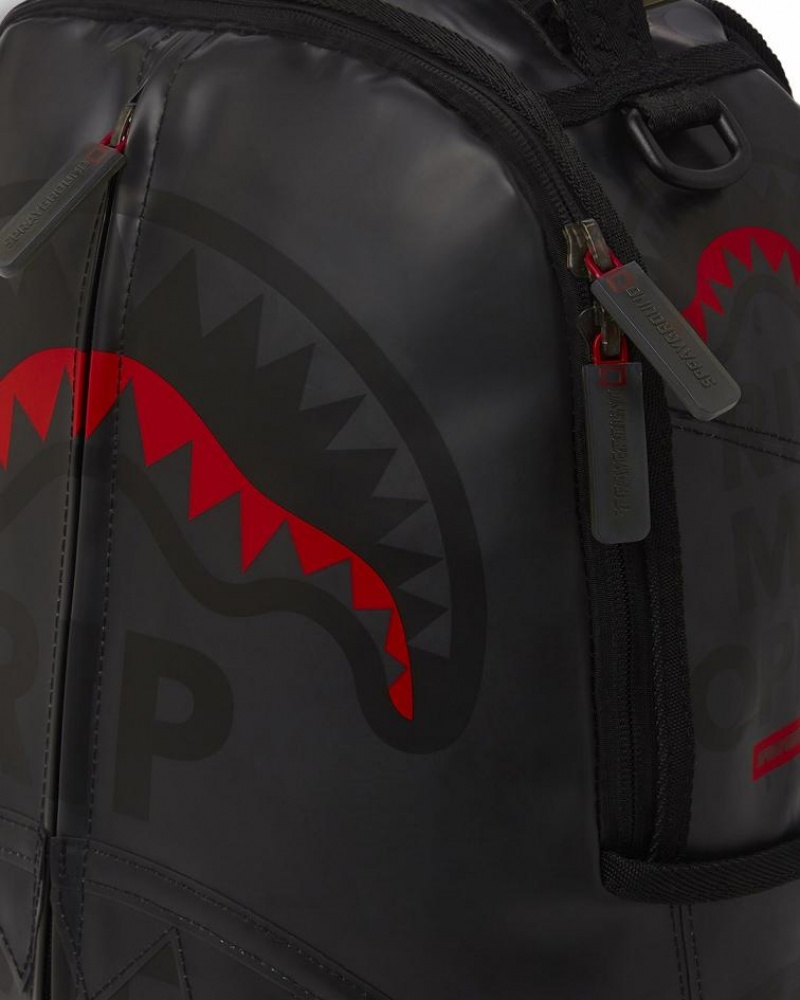 Black Men's Sprayground Rip Me Open Backpacks | TCMJ43567