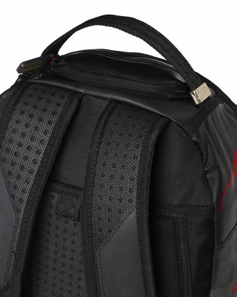 Black Men's Sprayground Rip Me Open Backpacks | TCMJ43567