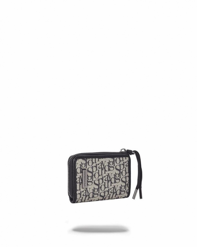 Black Men's Sprayground Sg All Day Wallets | FOWP08623