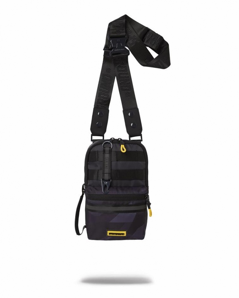 Black Men\'s Sprayground Special Ops Ab Slings Bag | RSXD80741