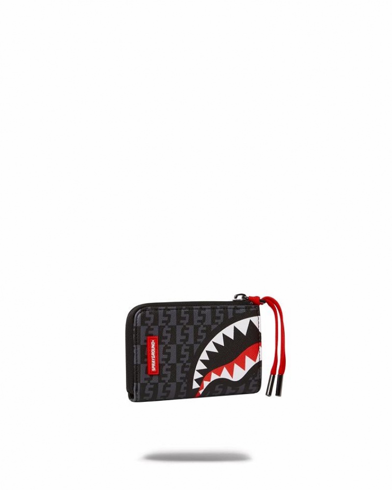 Black Men's Sprayground Spraygatti Revv Wallets | ZECG41580