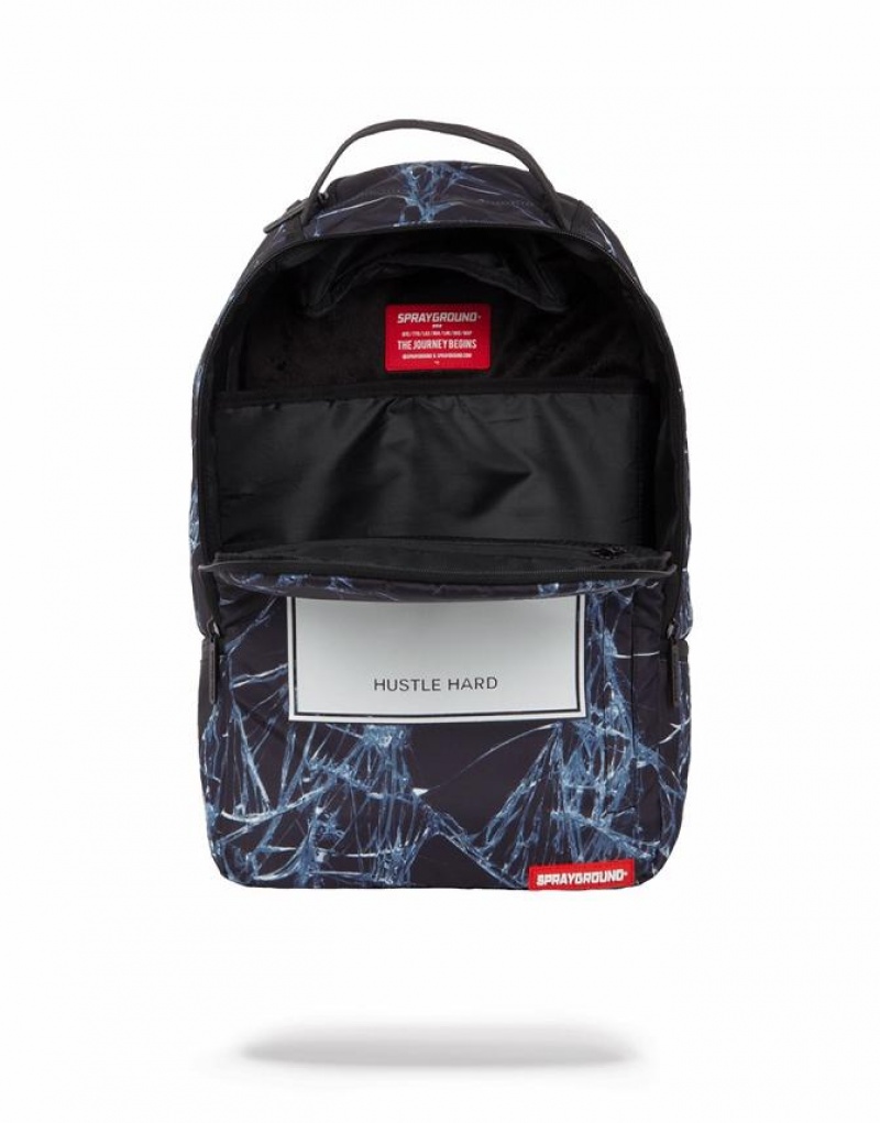 Black Men's Sprayground Sprygrnd No. 1 Backpacks | PKRW47013