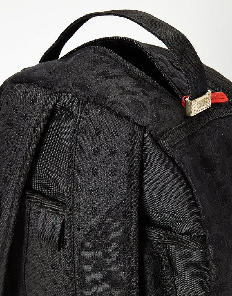 Black Men's Sprayground Take Off Backpacks | GNIO63791