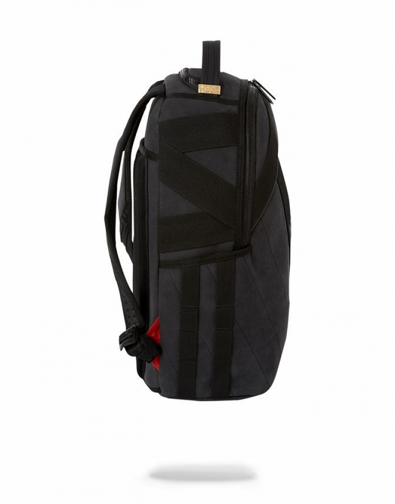 Black Men's Sprayground The Darkside Backpacks | HNDL75346