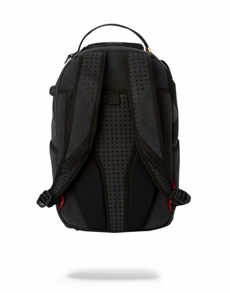 Black Men's Sprayground The Darkside Backpacks | HNDL75346