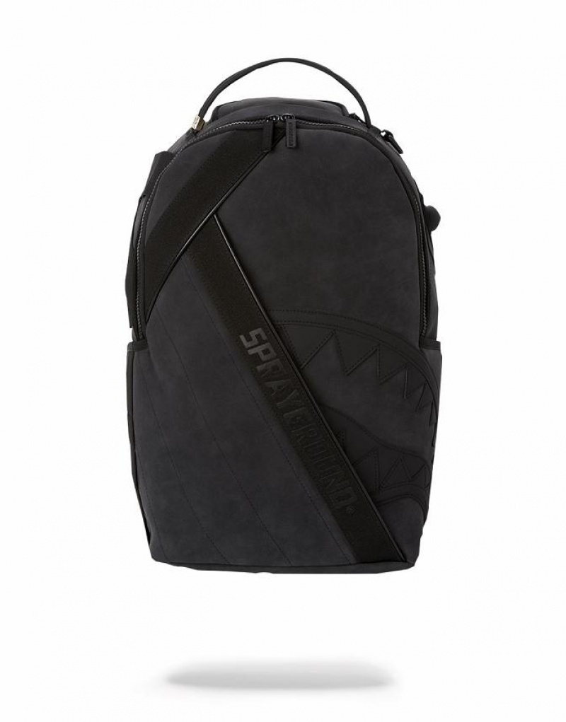 Black Men\'s Sprayground The Darkside Backpacks | HNDL75346