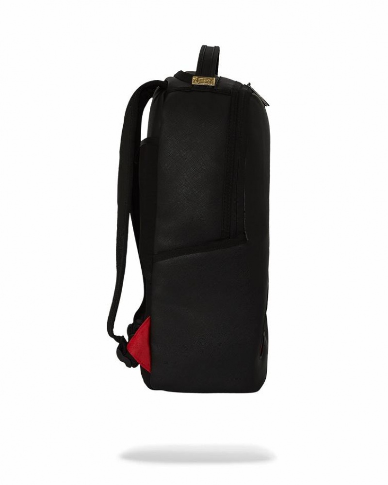 Black Men's Sprayground The Decoder Backpacks | JENG67853